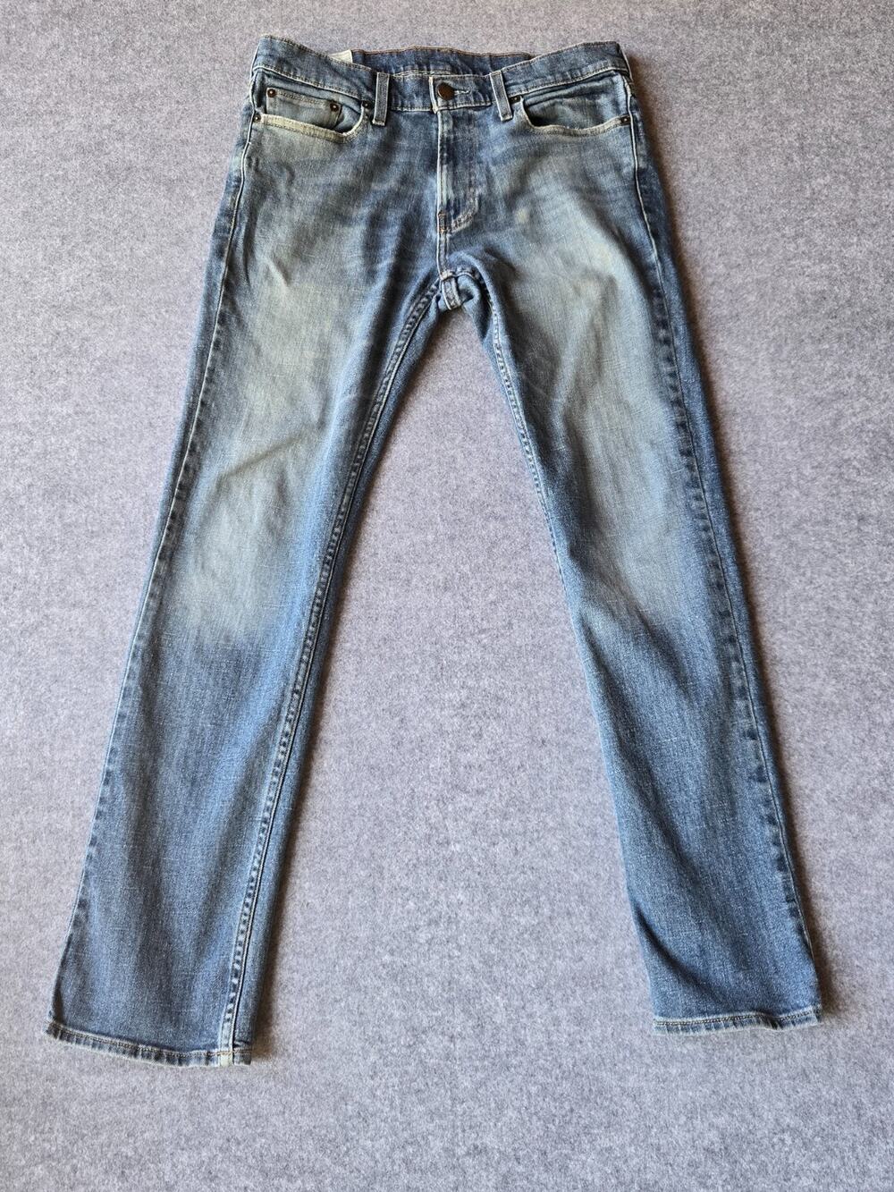 Hollister Jeans Men’s Slim Straight Cowboy / Western Medium Wash Denim 34x31